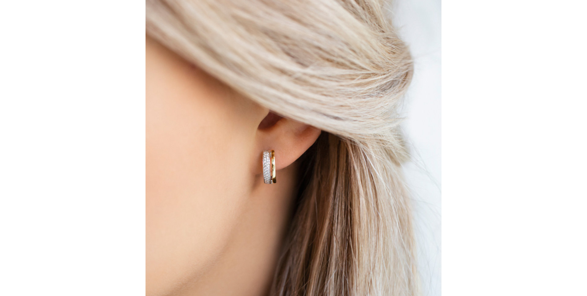 Earrings with black diamonds Moonlight Spirit