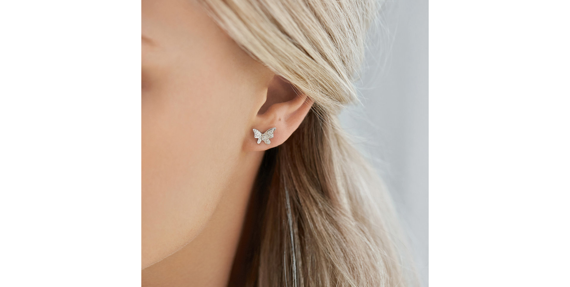 Diamond earrings Magic Butterfly