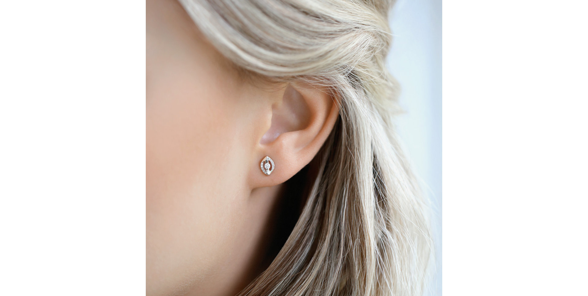 Diamond earrings Shiny Eye