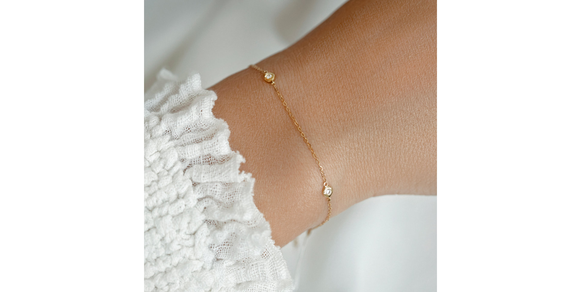 Diamond bracelet Dots