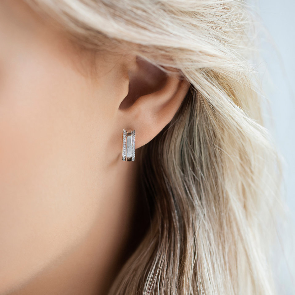 Diamond earrings Eternity Sparkle