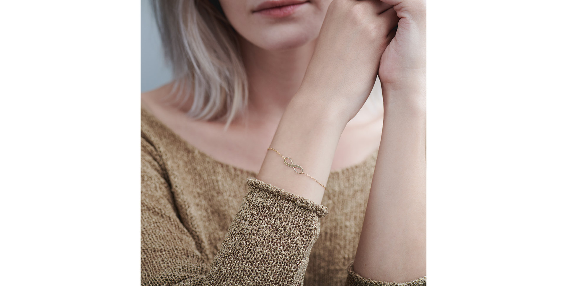 Diamond bracelet My Infinite