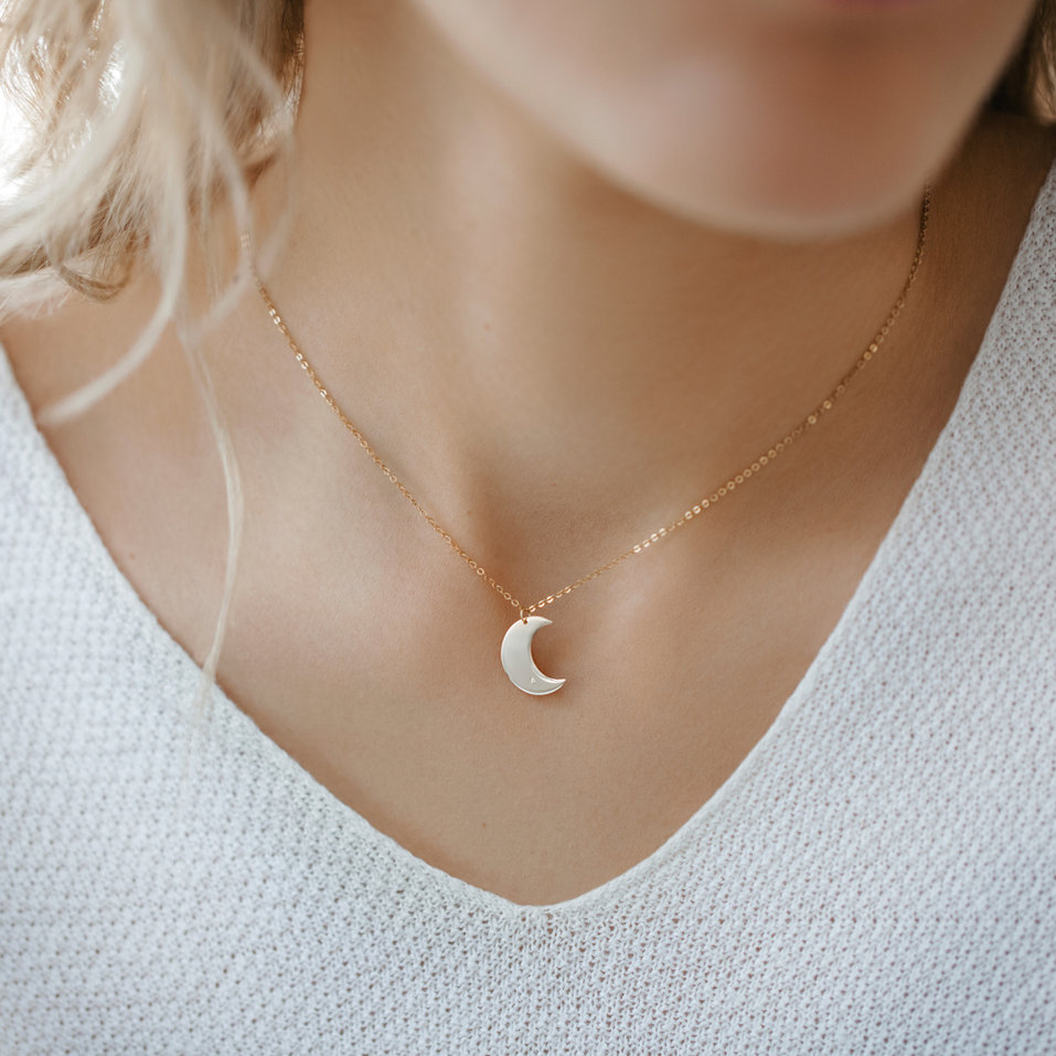 Diamond necklace Witching Moon