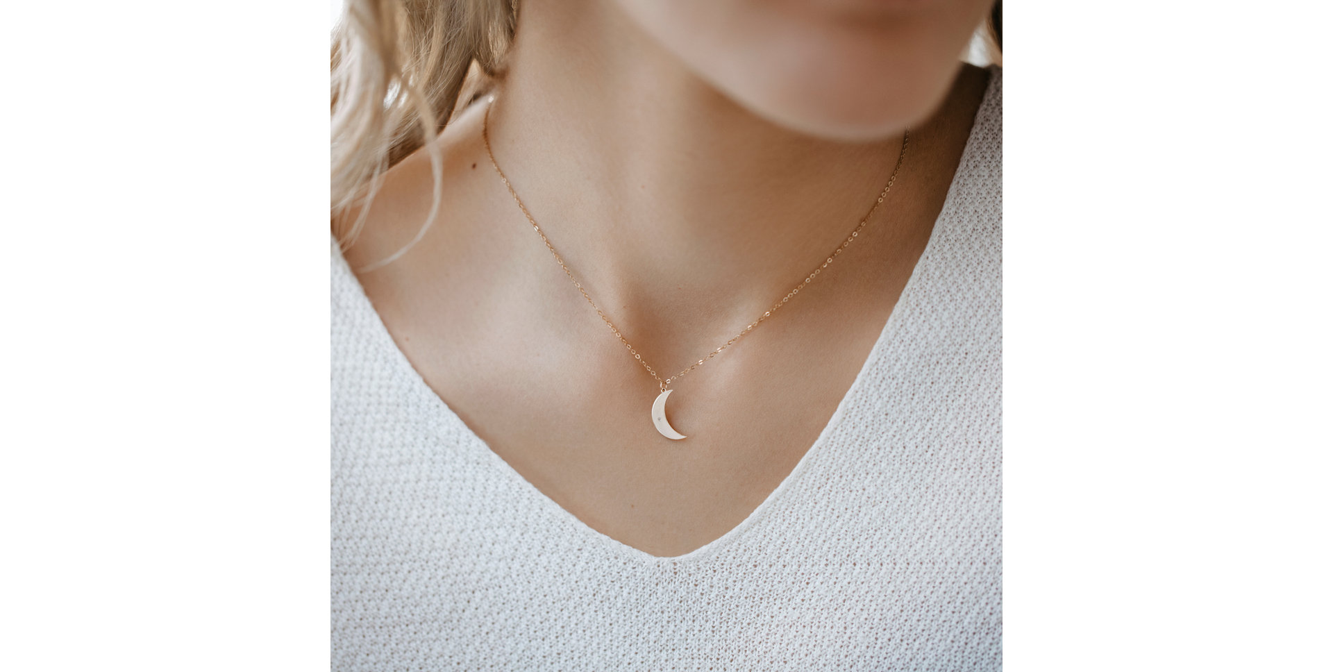 Diamond necklace Amazing Moon
