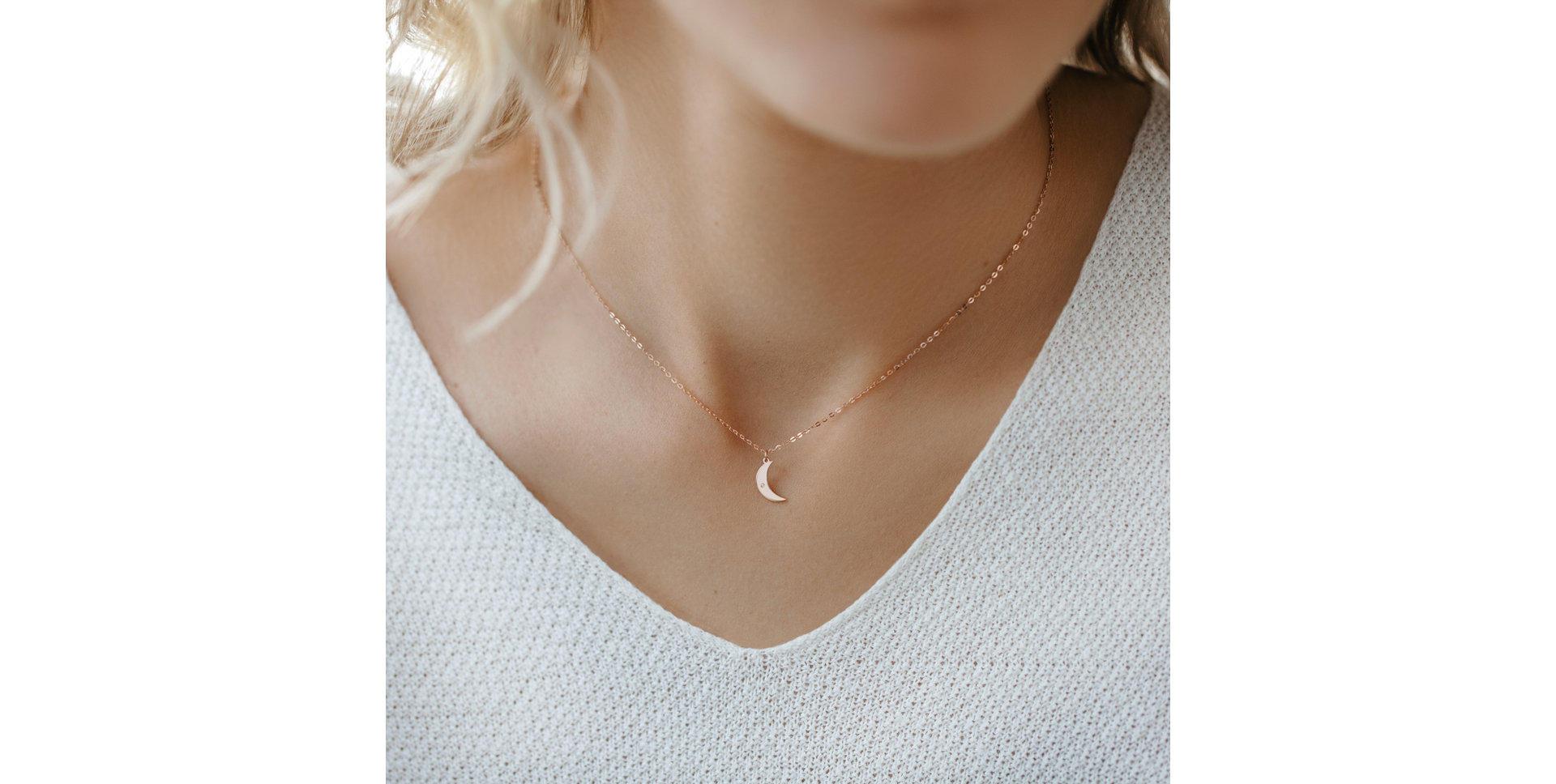 Diamond necklace Miracle Moon