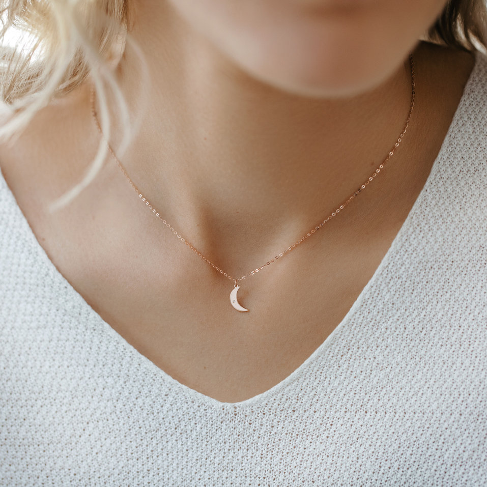 Diamond necklace Miracle Moon