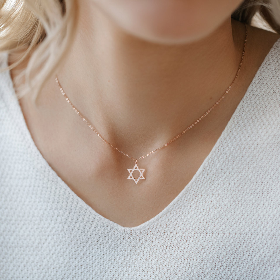 Diamond necklace David Star