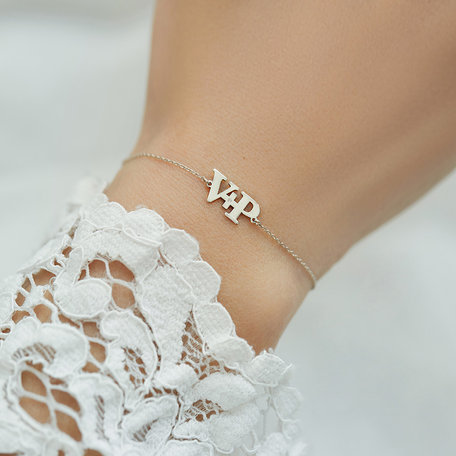 Diamond bracelet Initials