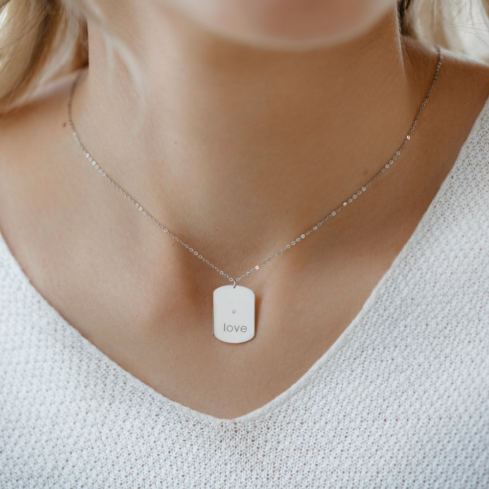 Diamond necklace My Darling