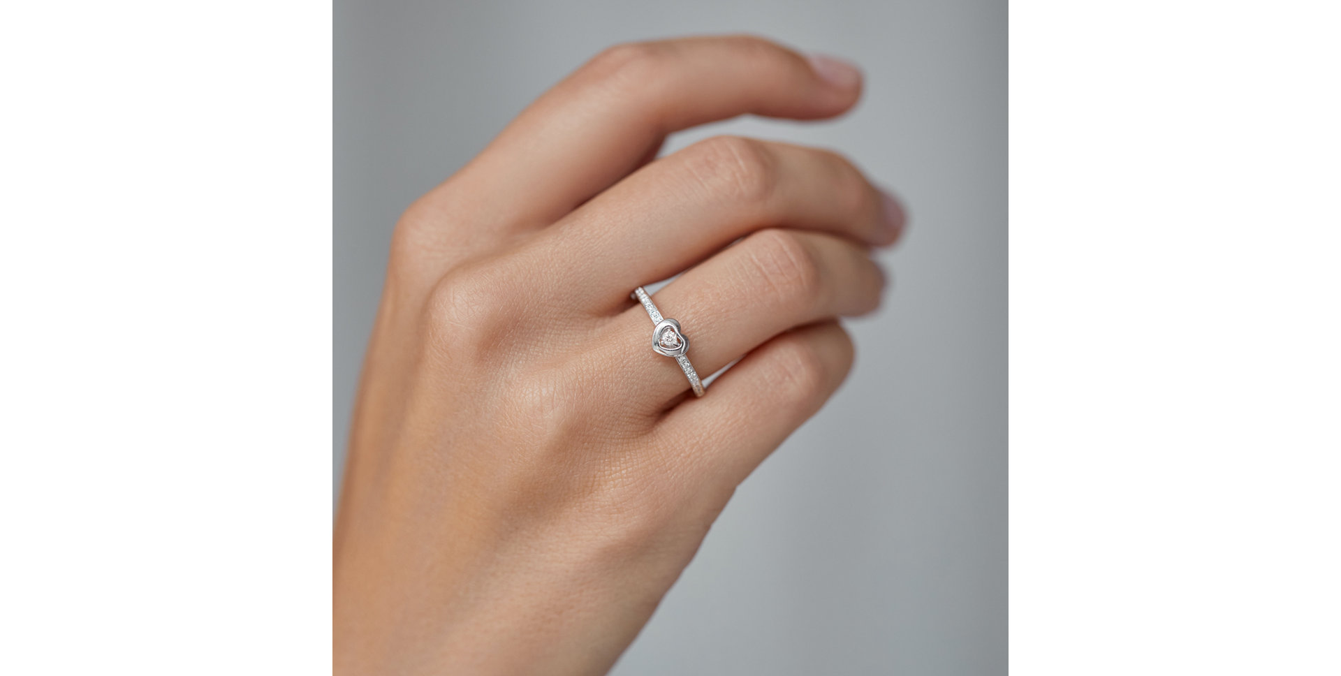 Diamond ring Tender Heart