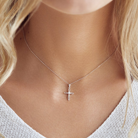Diamond pendant Symbol of Faith