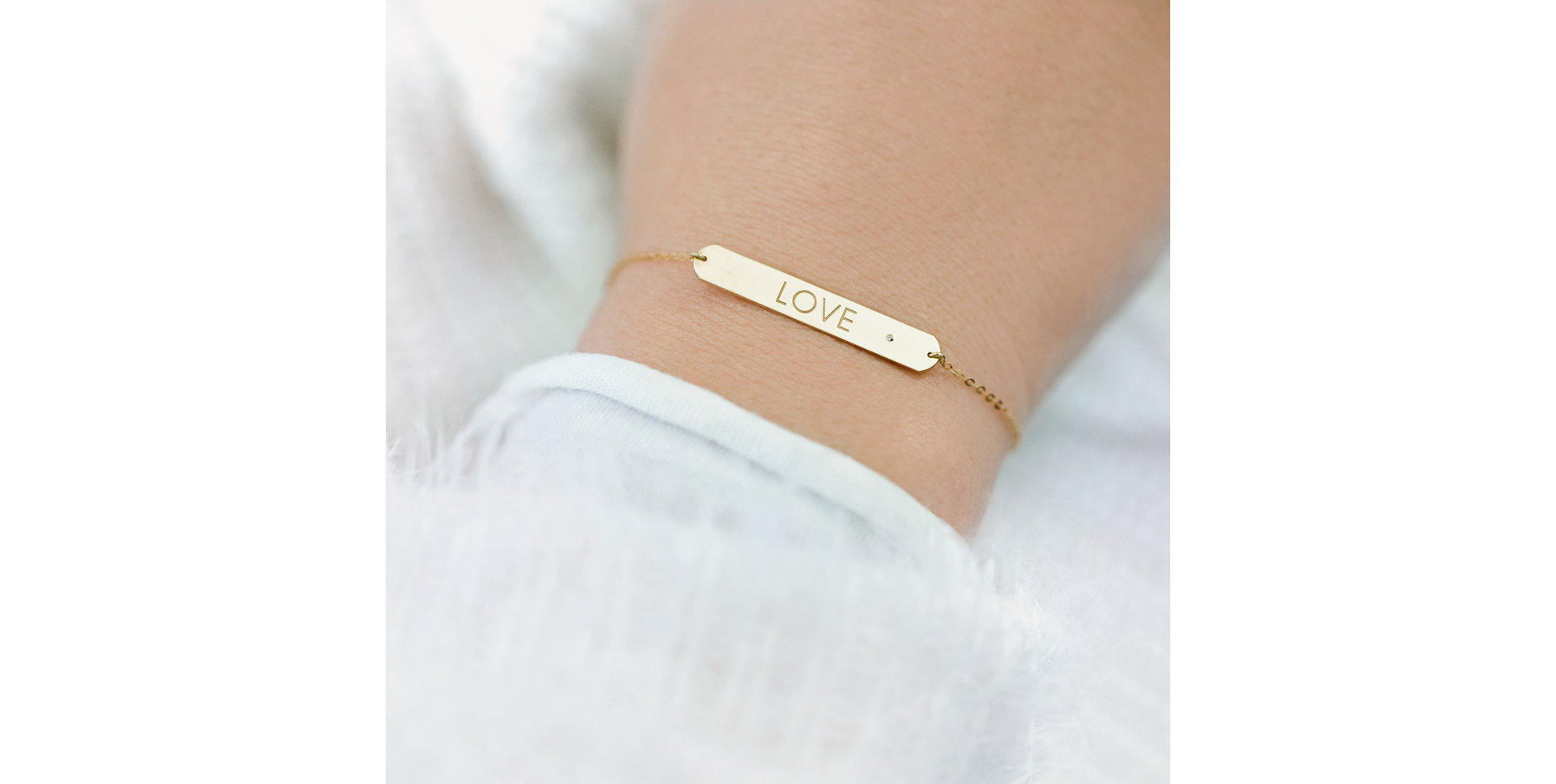 Diamond bracelet Love Military