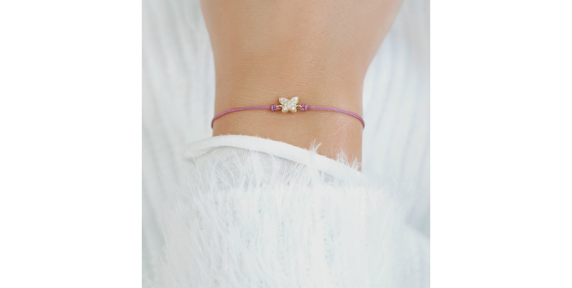 Diamond bracelet Lovely Butterfly