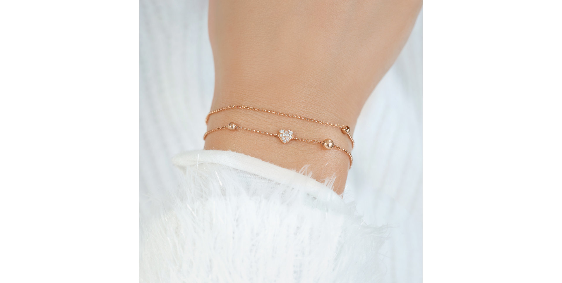 Diamond bracelet Diamond Heart