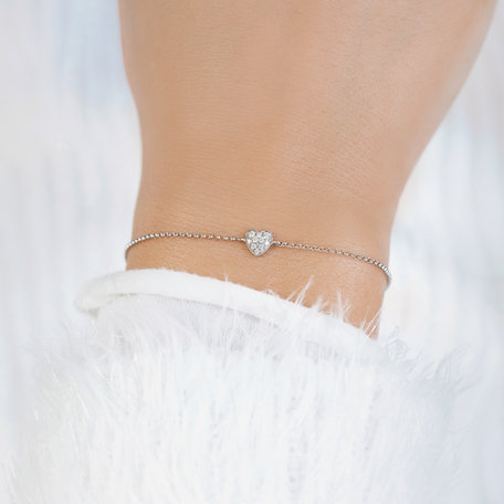 Diamond bracelet Little Heart