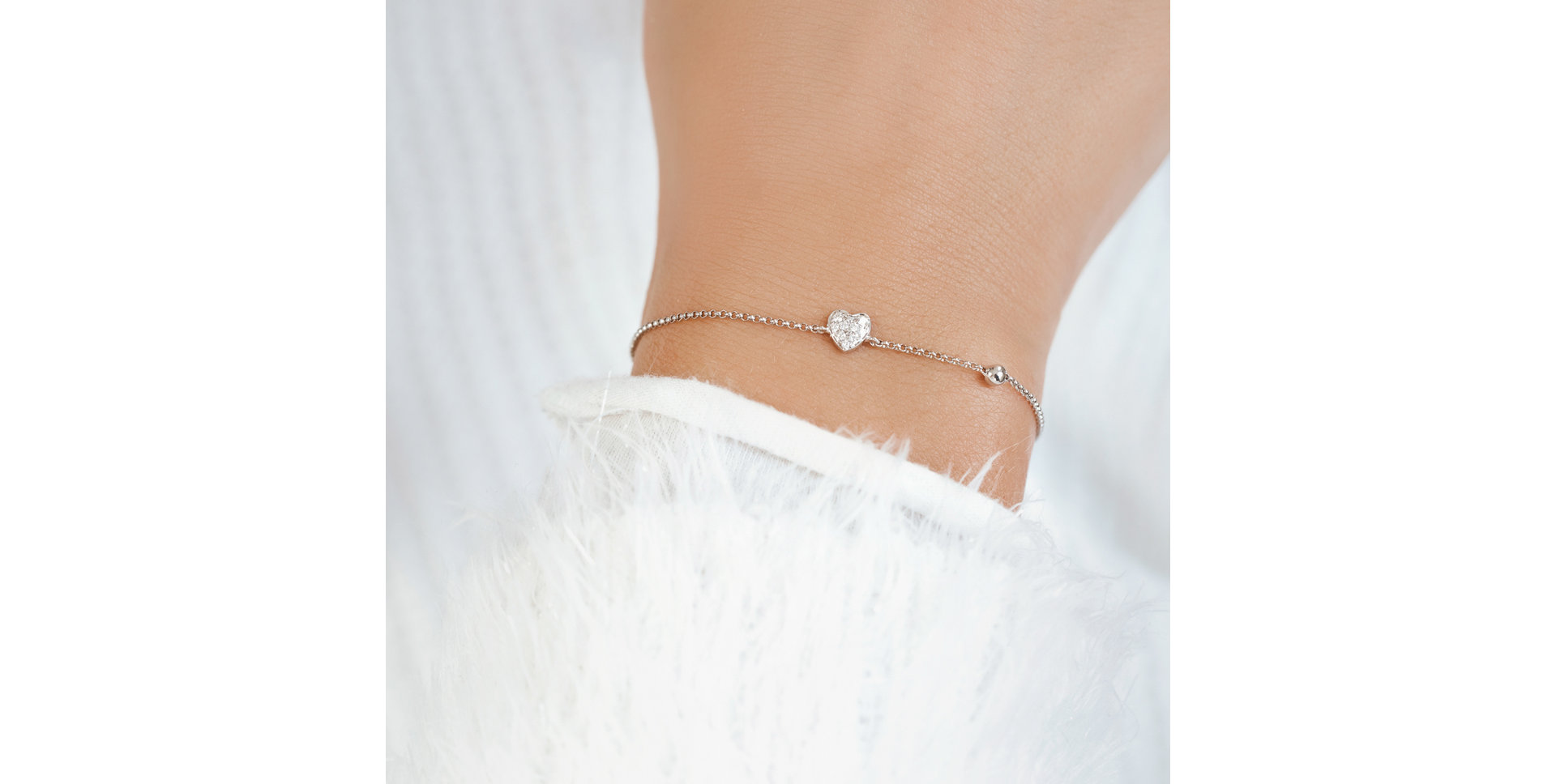 Diamond bracelet My Heart