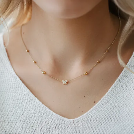 Diamond necklace Night Waterfall