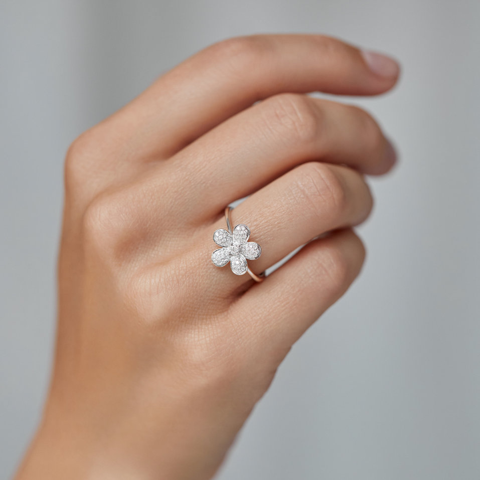 Diamond ring Morning Flower