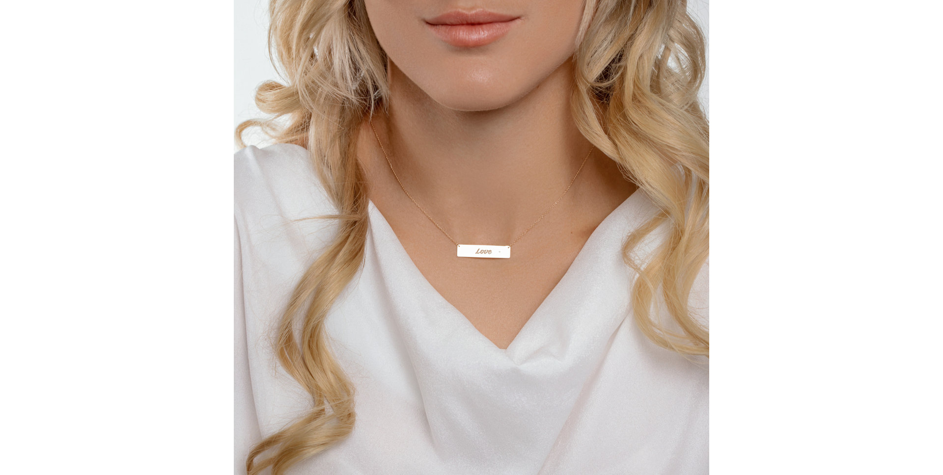 Diamond necklace Forever Love