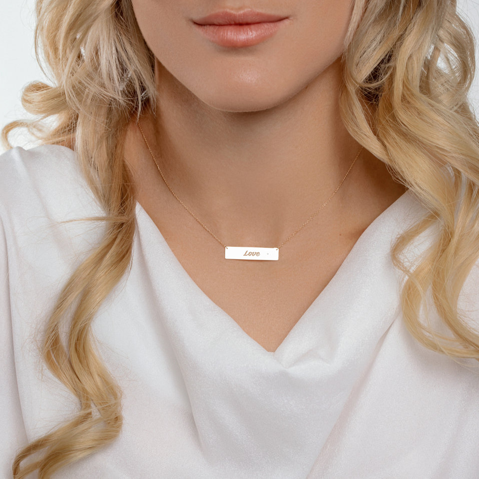 Diamond necklace Forever Love