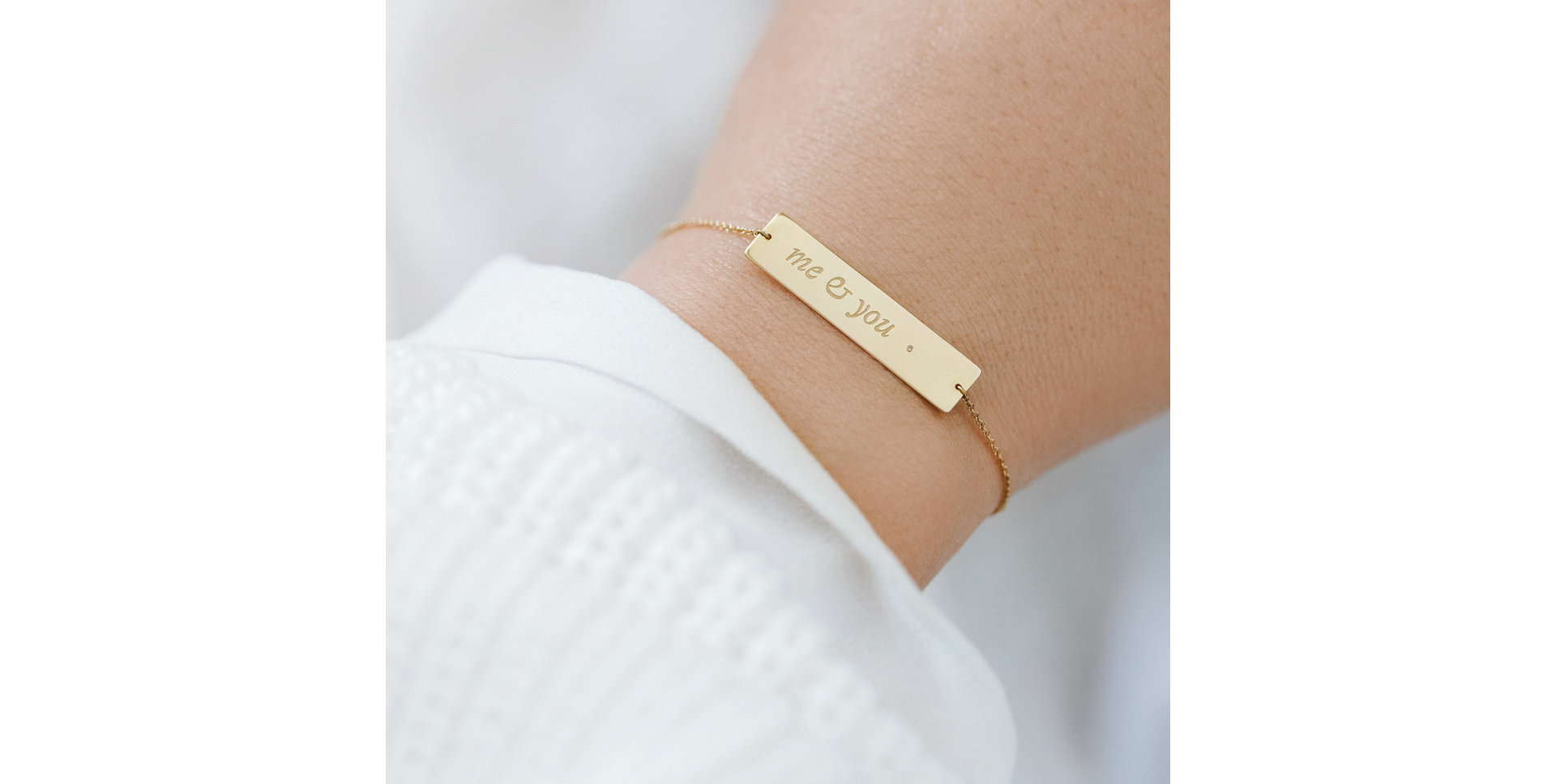 Diamond bracelet Me and You