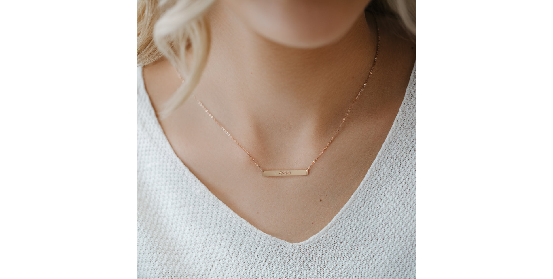 Diamond necklace Amour Ribbon