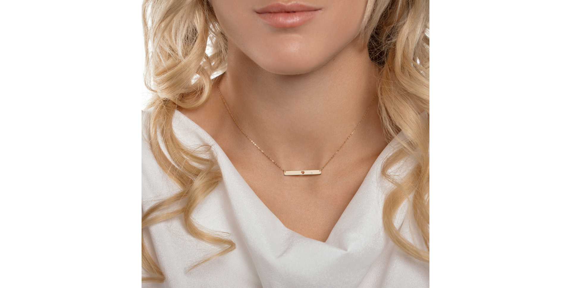 Diamond necklace Heart