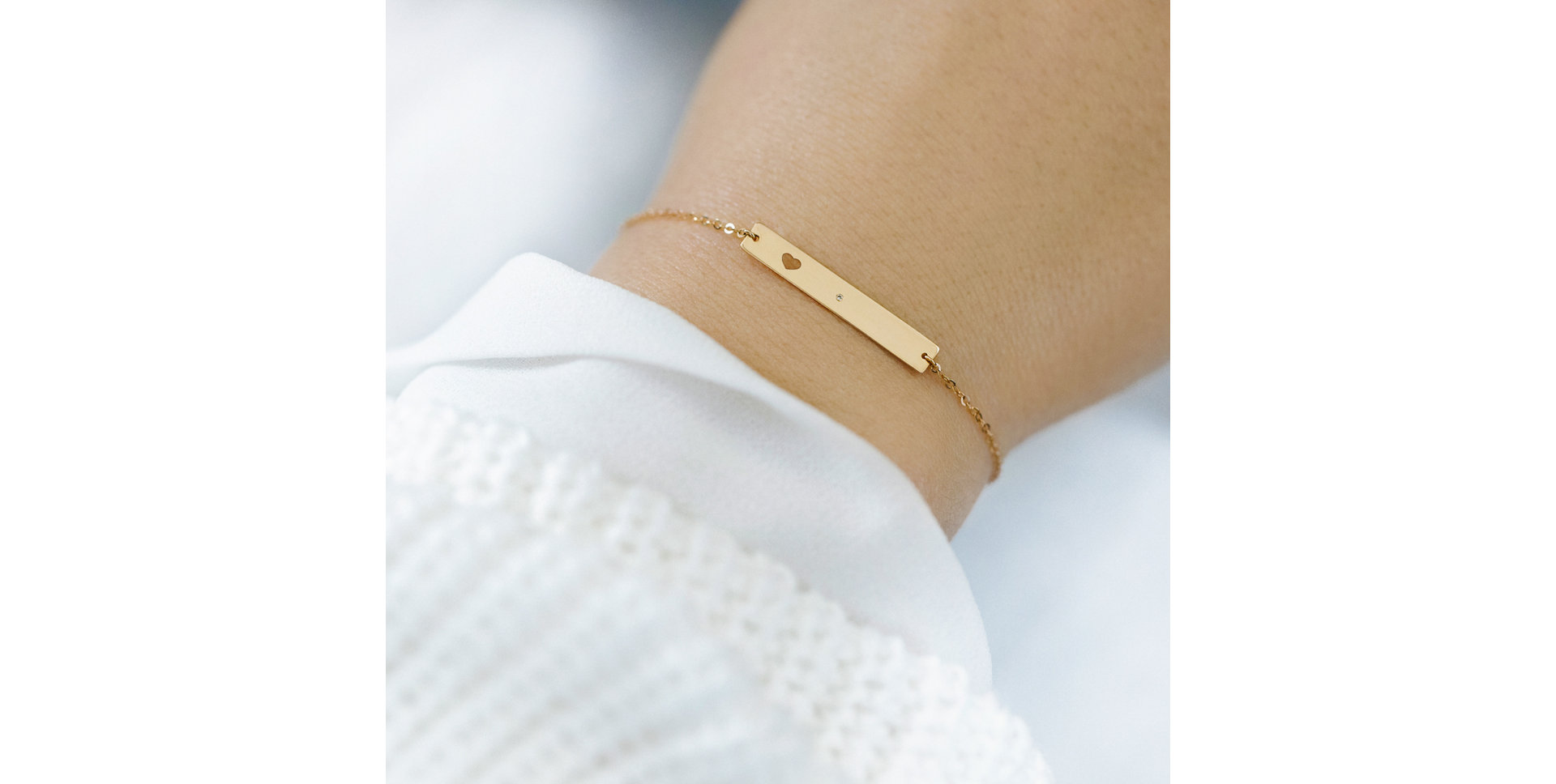 Diamond bracelet Heart