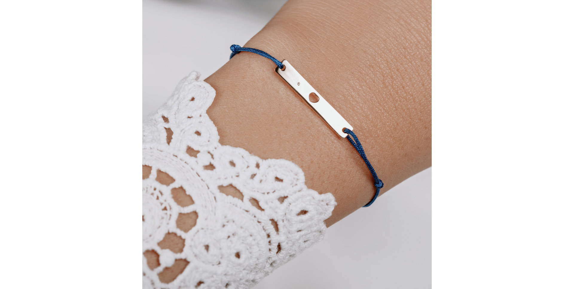 Diamond bracelet Heart Stamp