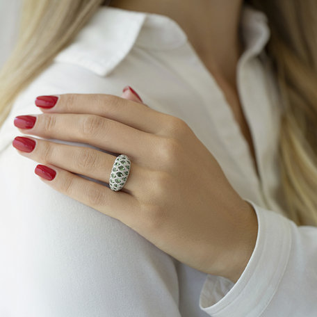Diamond ring and Garnet Constance