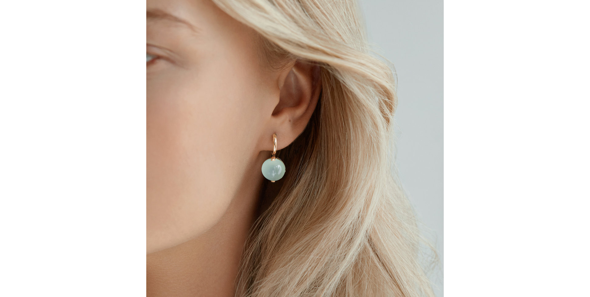 Earrings with Topaz Space Signature