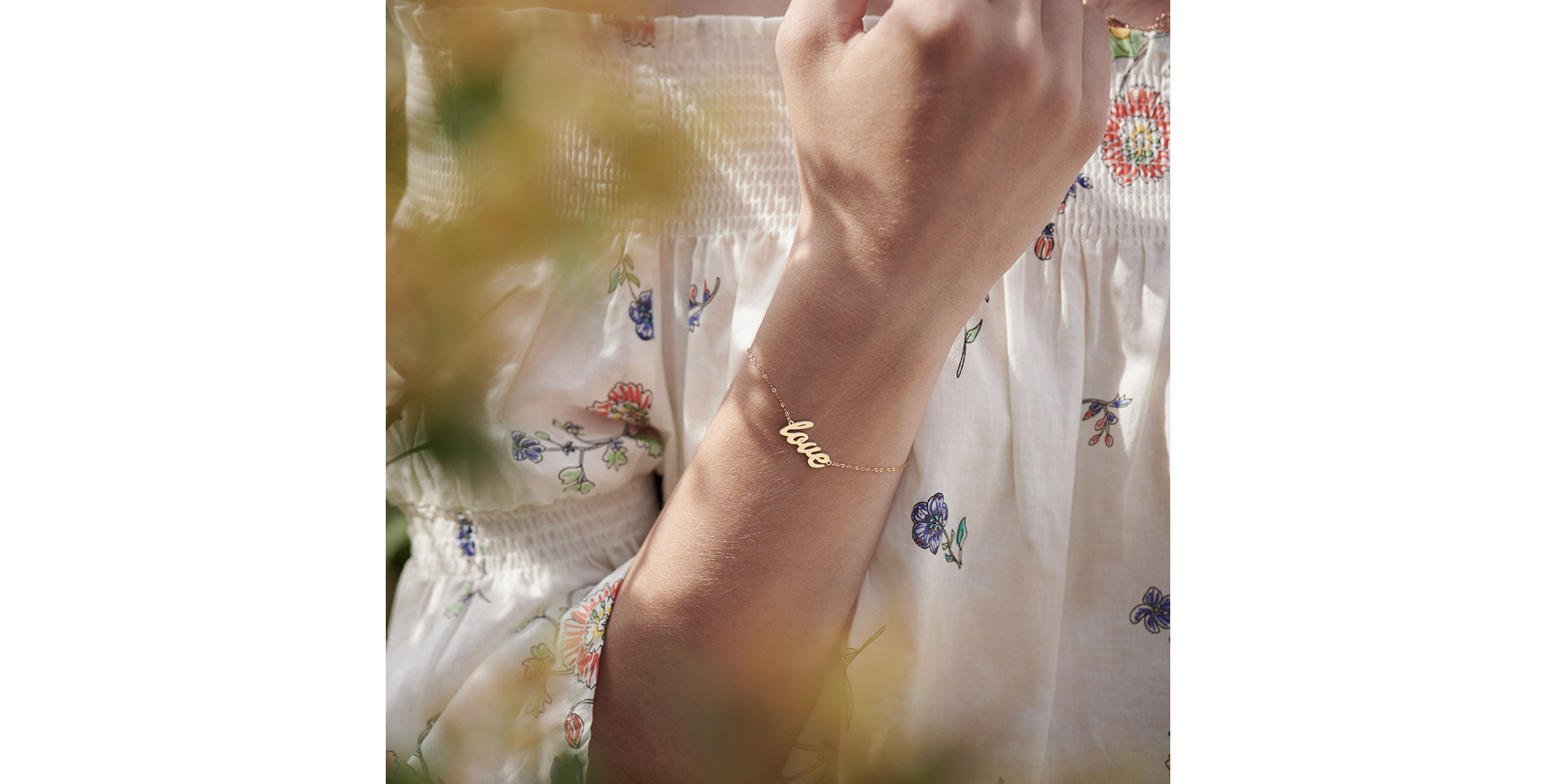 Diamond bracelet Love