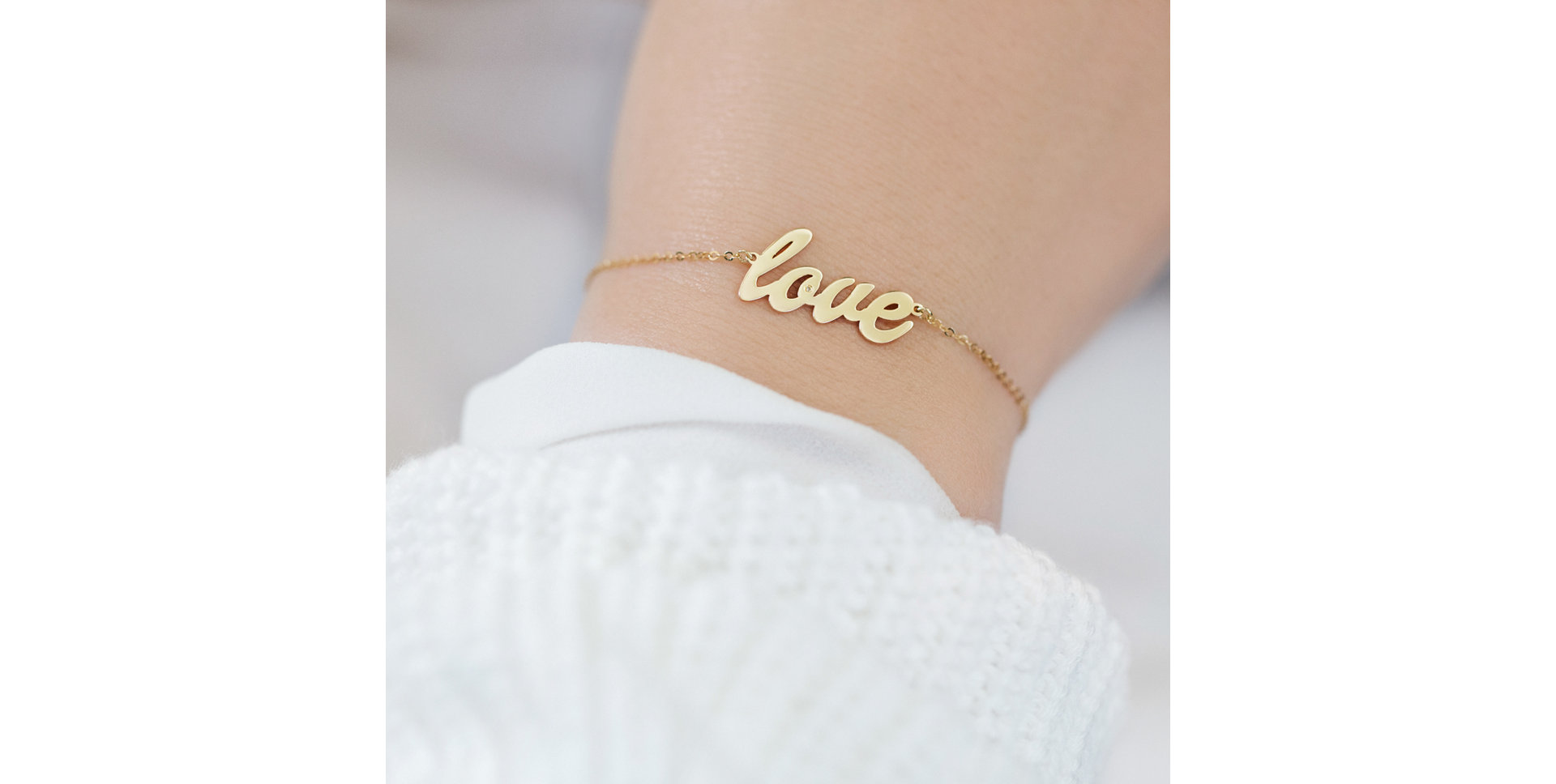 Diamond bracelet Love