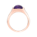 Ring with Amethyst Brazil Bonbon4