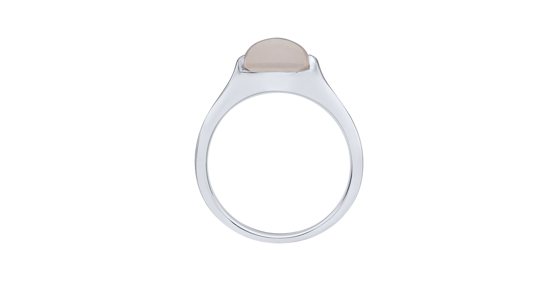 Ring with Moonstone White Bonbon