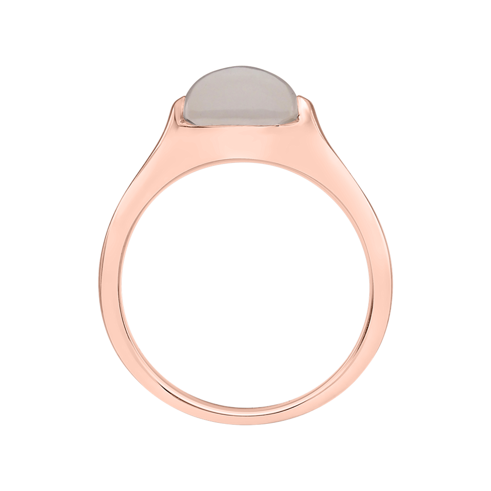 Ring with Moonstone White Bonbon