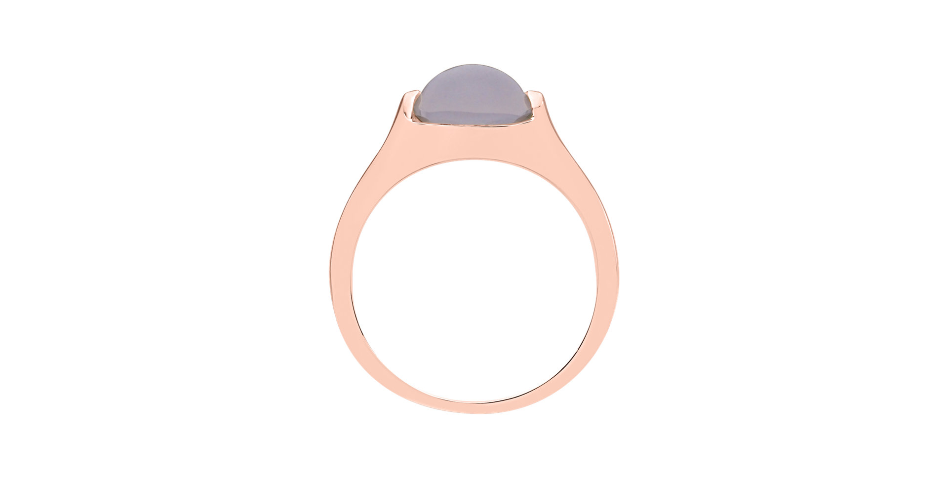 Ring with Blue Chalcedony Bonbon