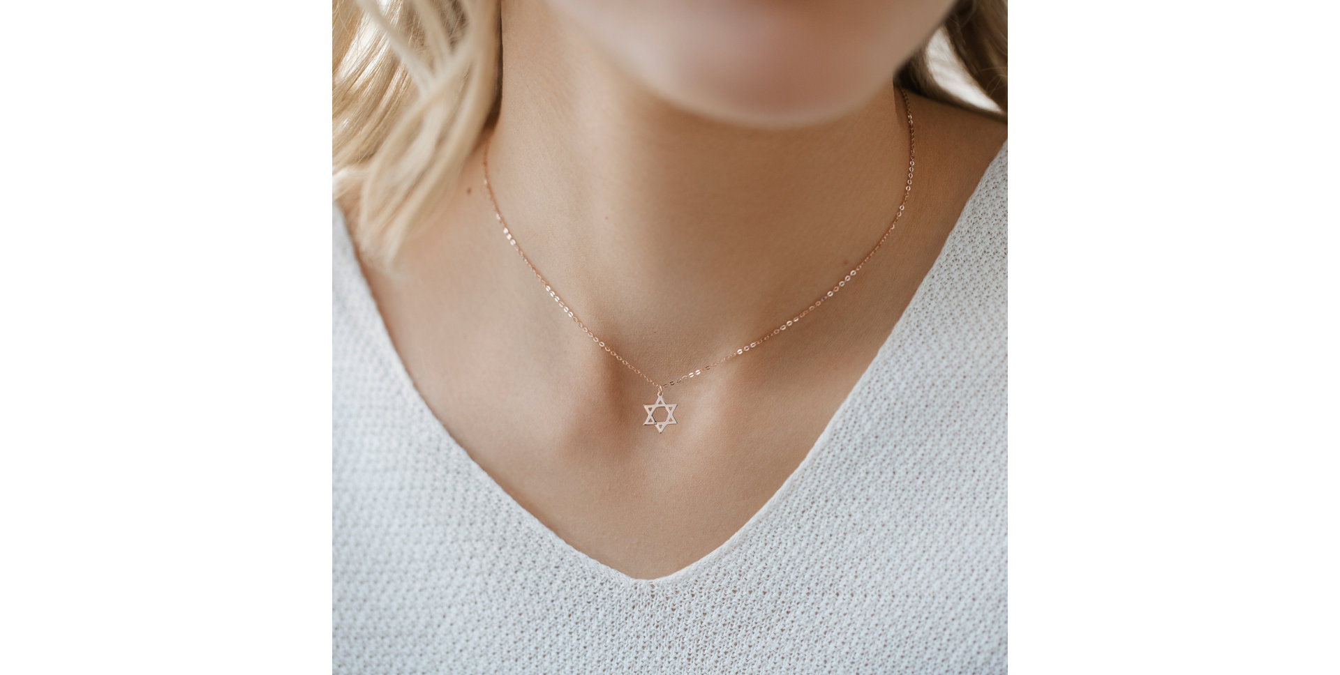 Diamond necklace Symbol Star