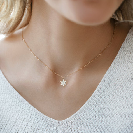 Diamond necklace Star
