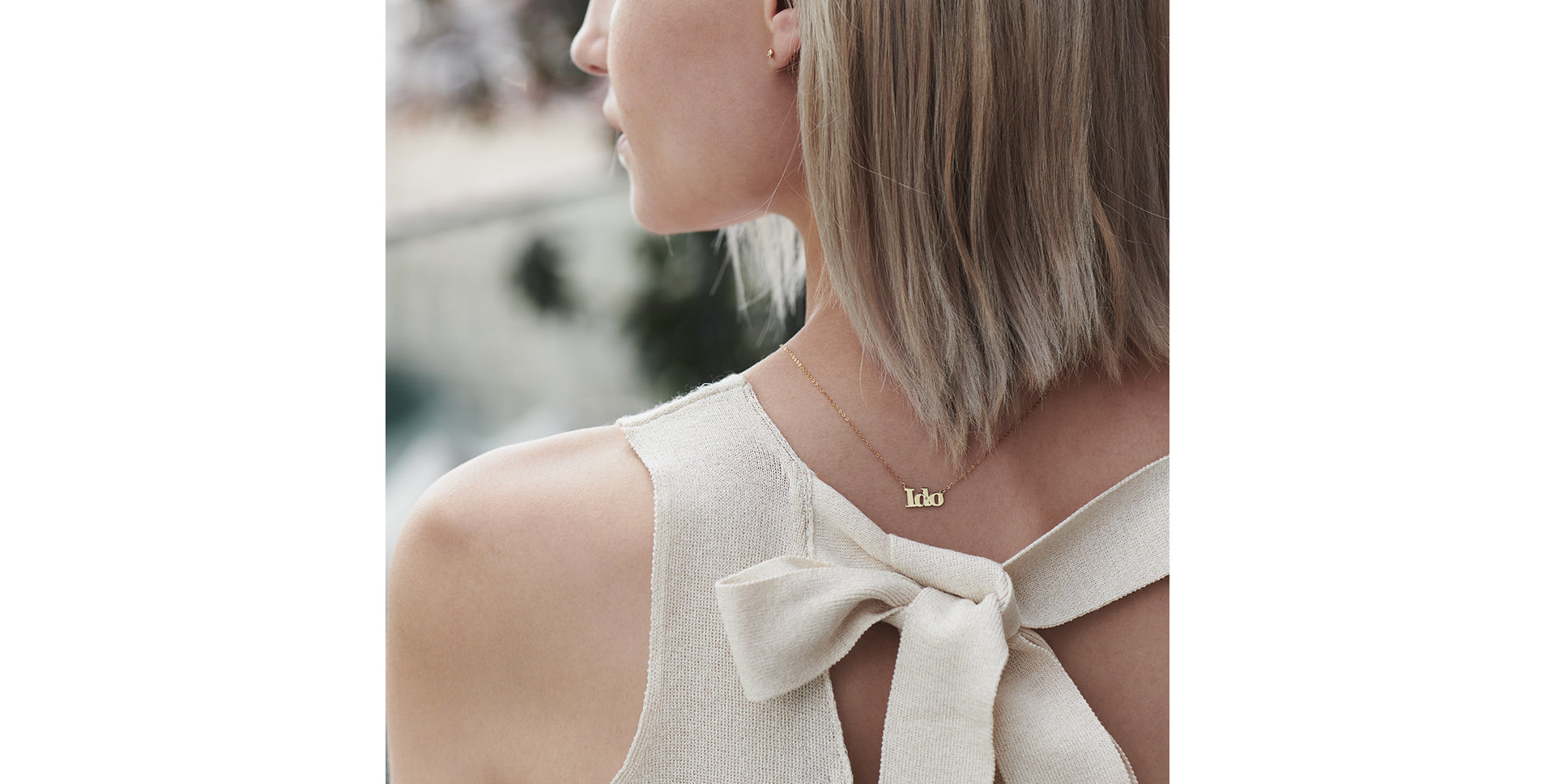 Diamond necklace I DO