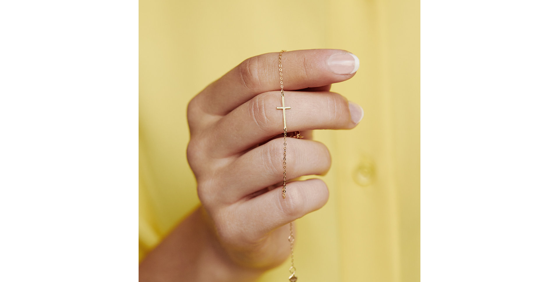 Diamond bracelet Cross