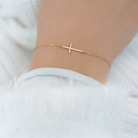 Diamond bracelet Cross