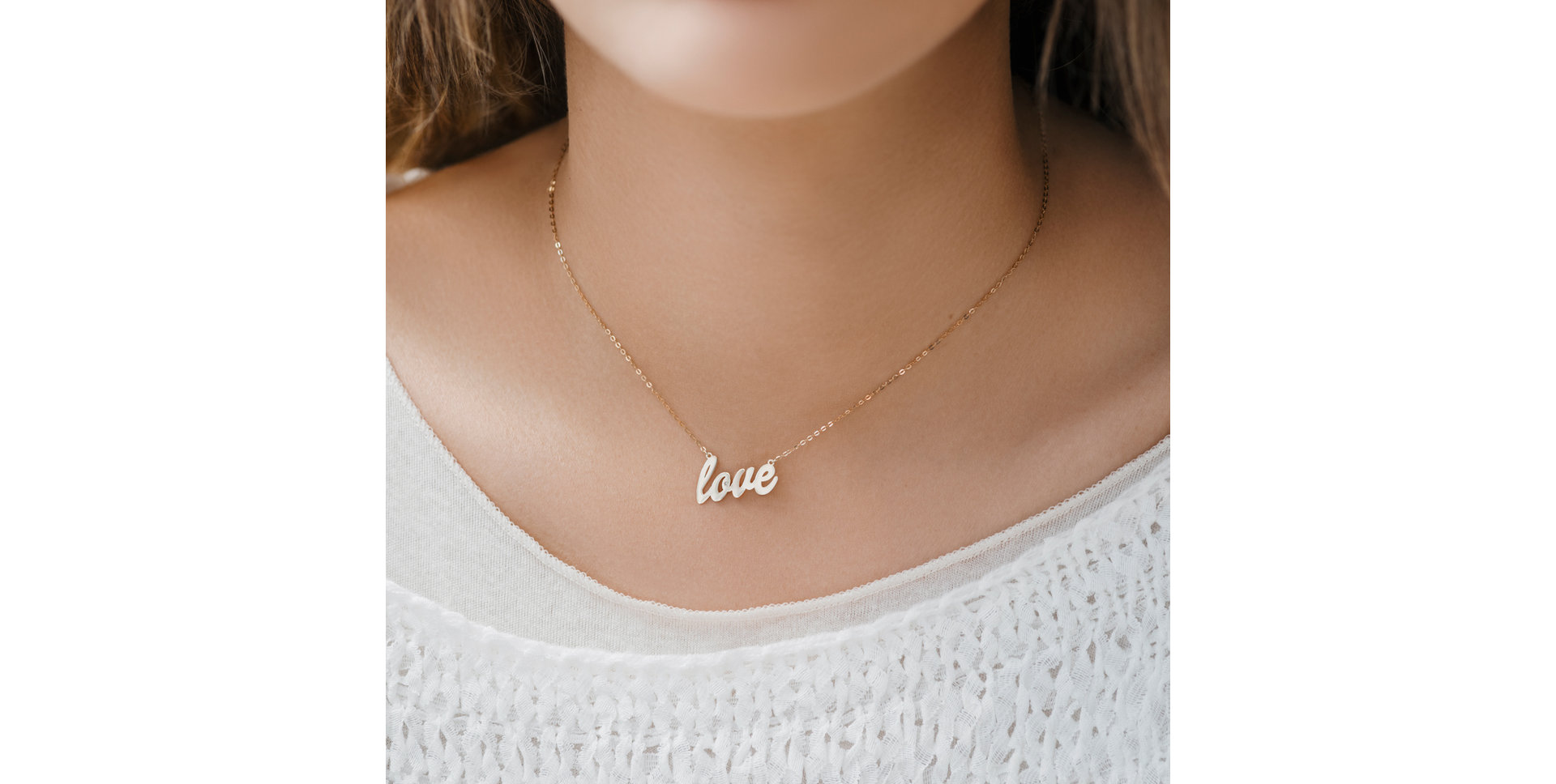 Diamond necklace Love Maker