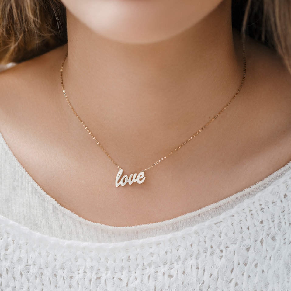 Diamond necklace Love Maker