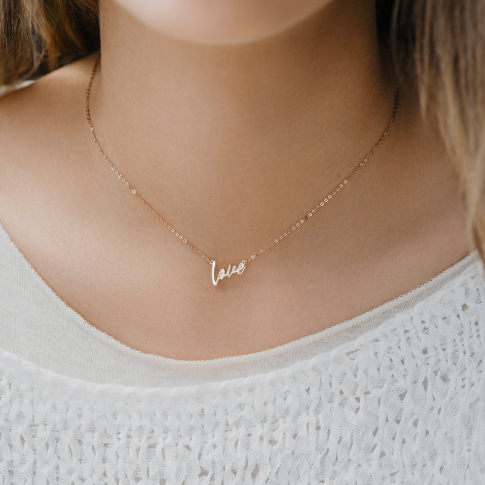 Diamond necklace Love Maker