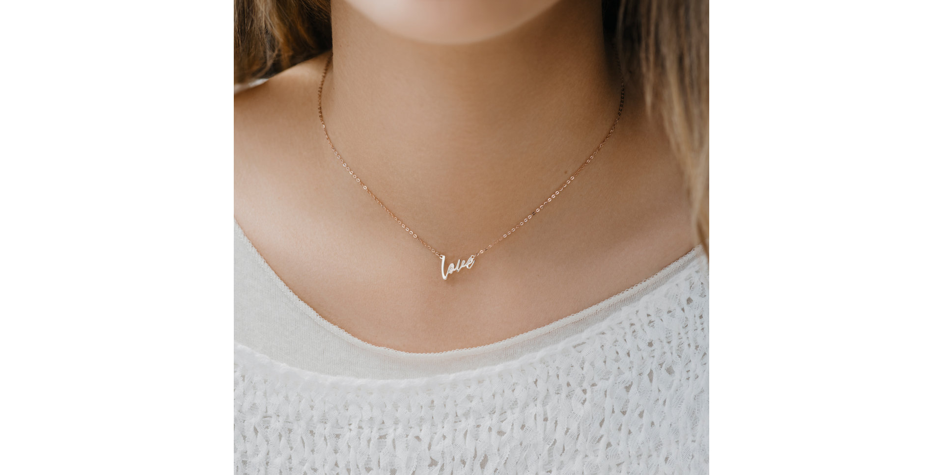 Diamond necklace Love Maker