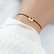 Diamond bracelet Military Stamp Love4