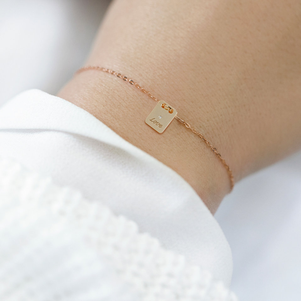 Diamond bracelet Military Mini