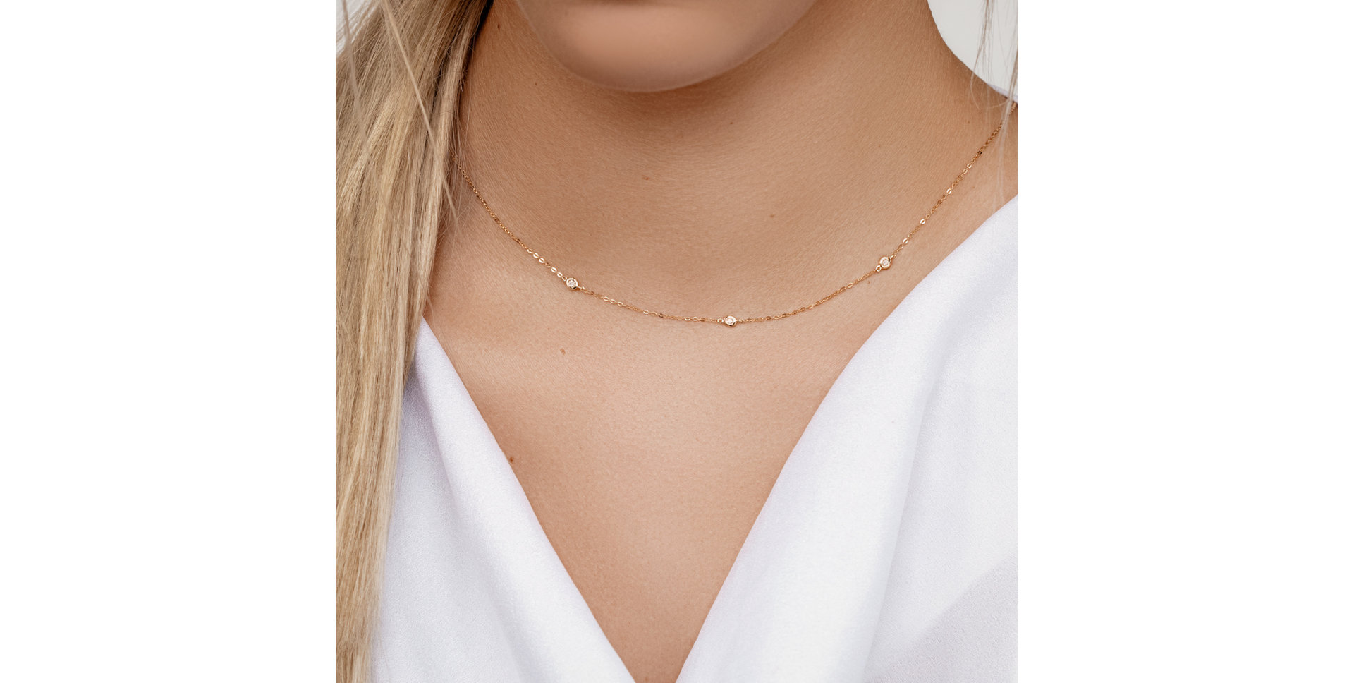 Diamond necklace Dots