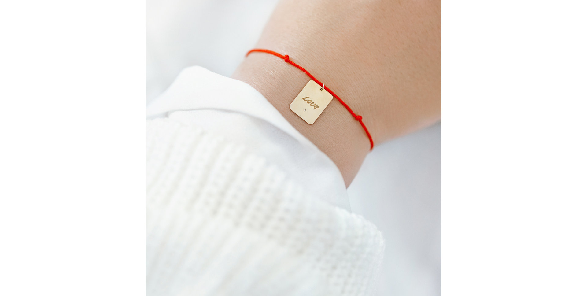 Diamond bracelet Stamp Love